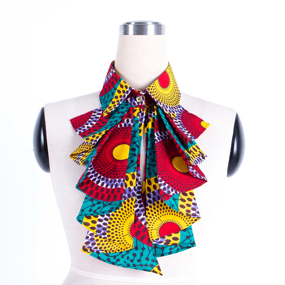 Collars Blouse Bows – Elegant Detachable False Cotton Collar for Women a