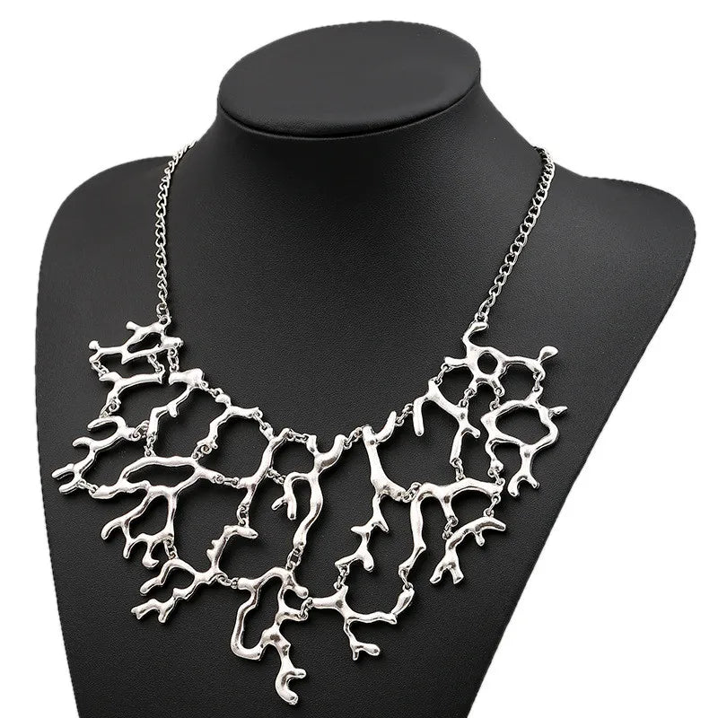 Vintage Splicing Tree Branch Necklace