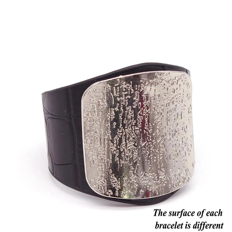 Leather Punk Style Bracelet