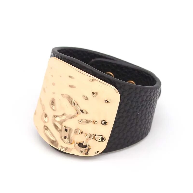 Leather Punk Style Bracelet