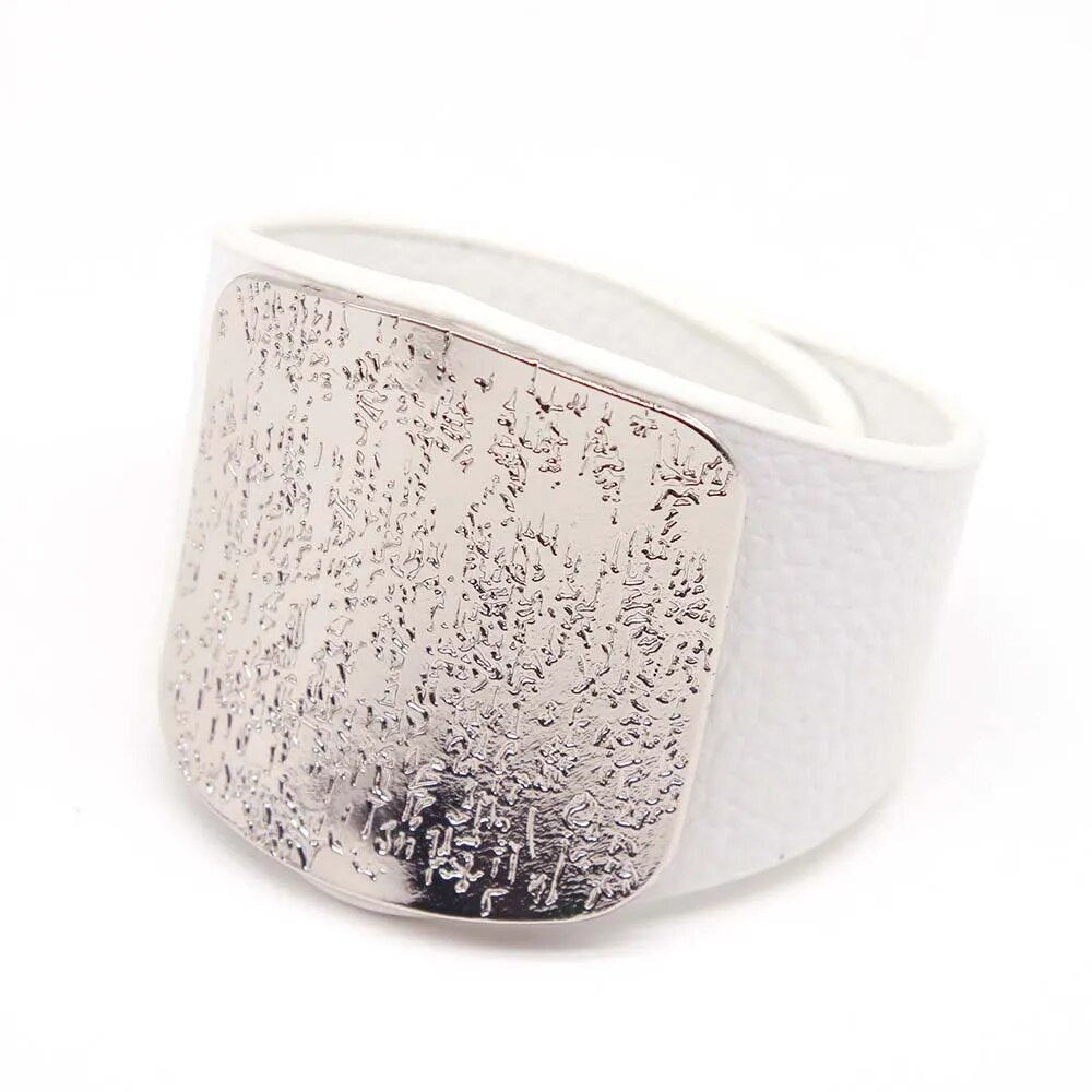 Leather Punk Style Bracelet