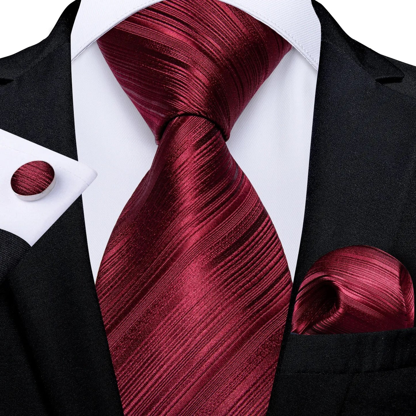 Red Men's Tie Set