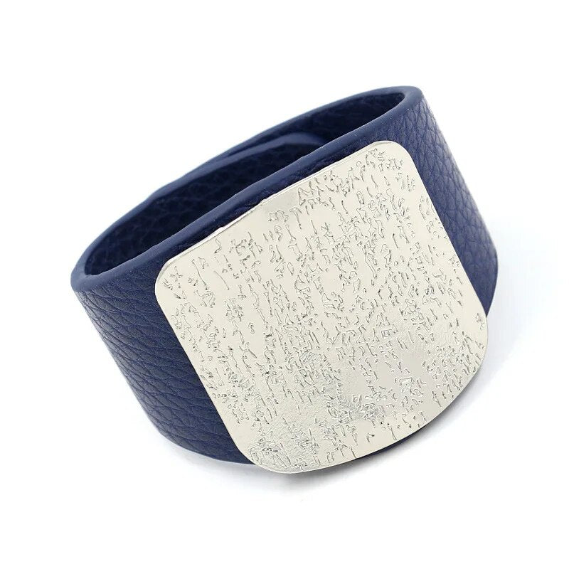 Leather Punk Style Bracelet