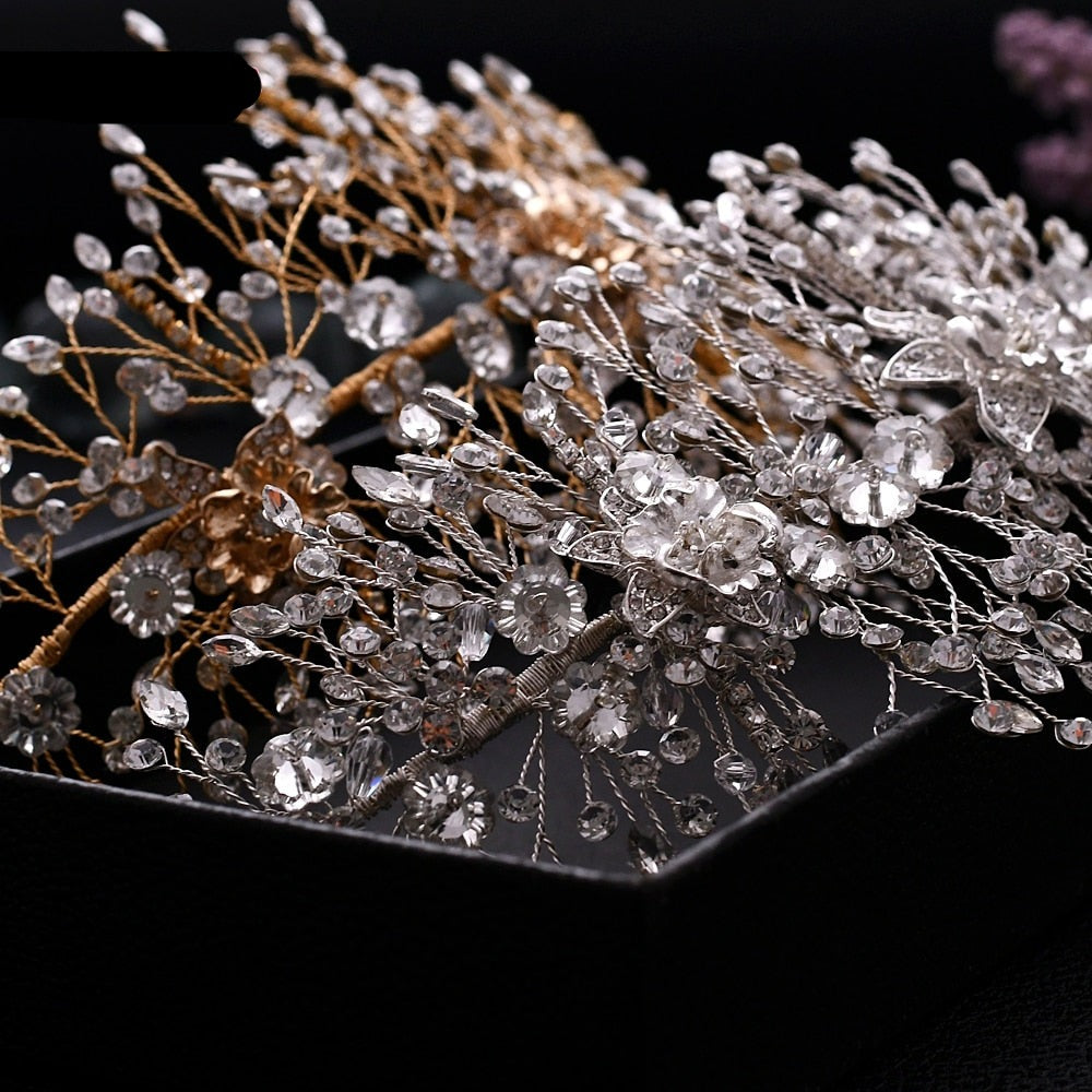 Silver Diamonds Hair Bridal Accessories