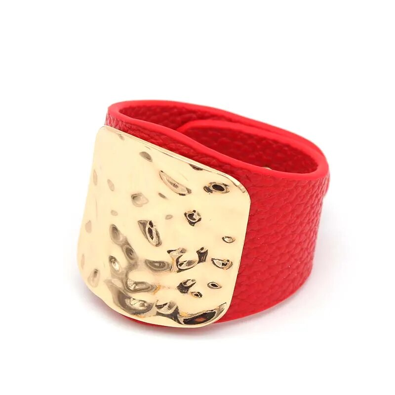 Leather Punk Style Bracelet