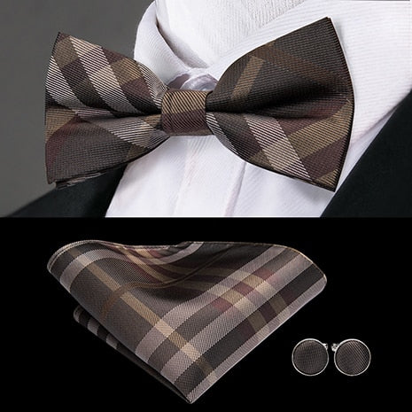 Silk Men's Bowtie Set