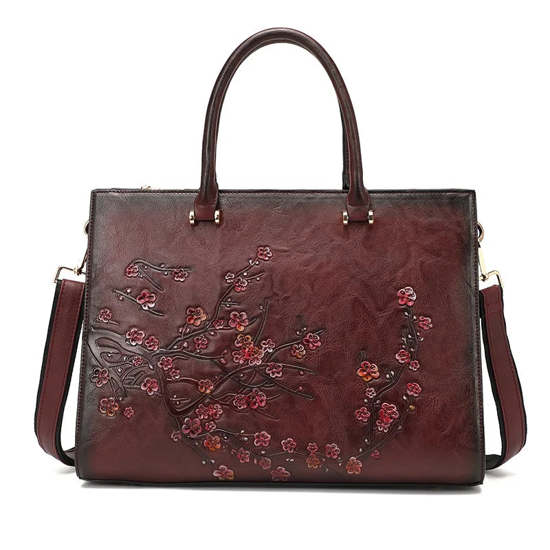 Vintage Embossed Women Shoulder Bag