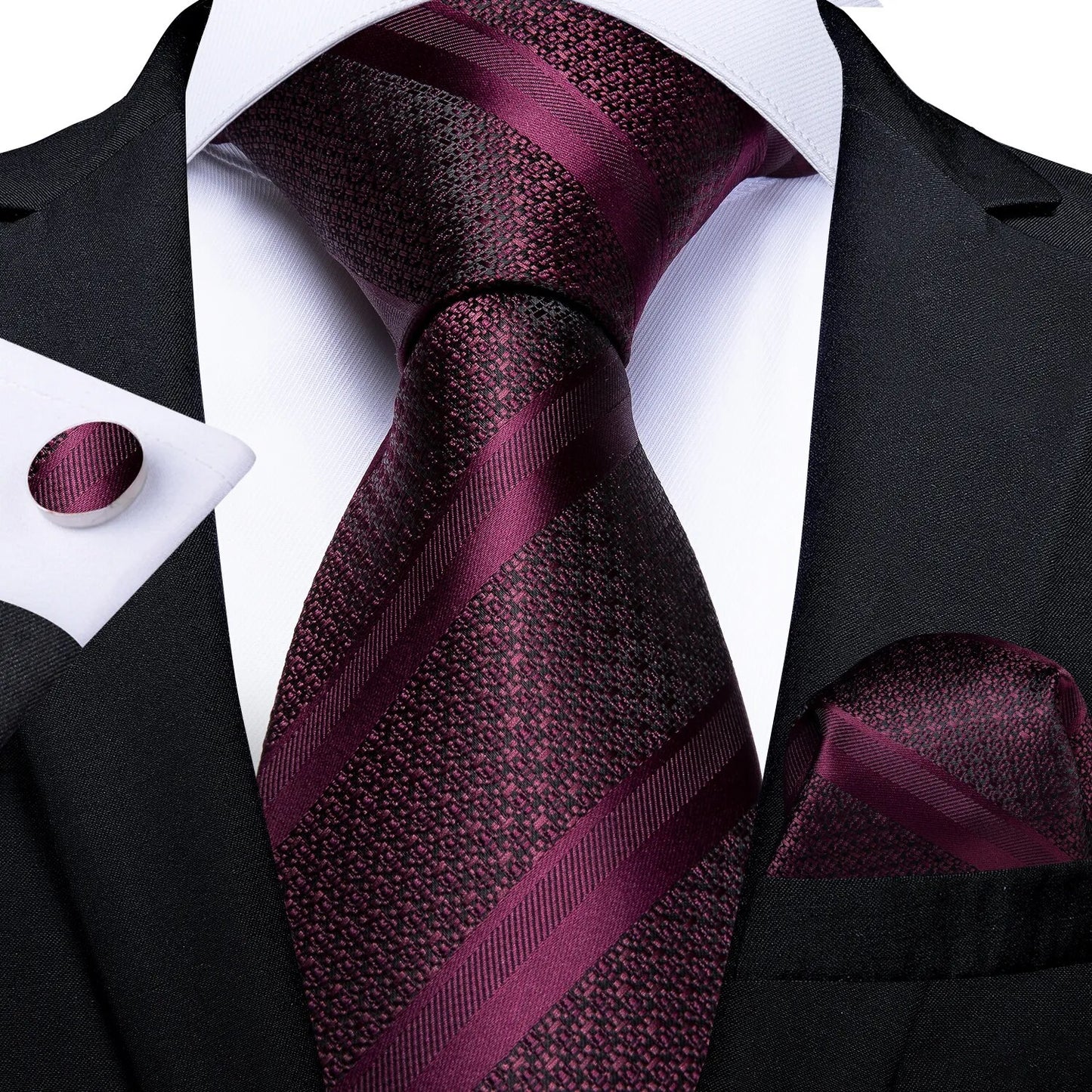 Red Men's Tie Set