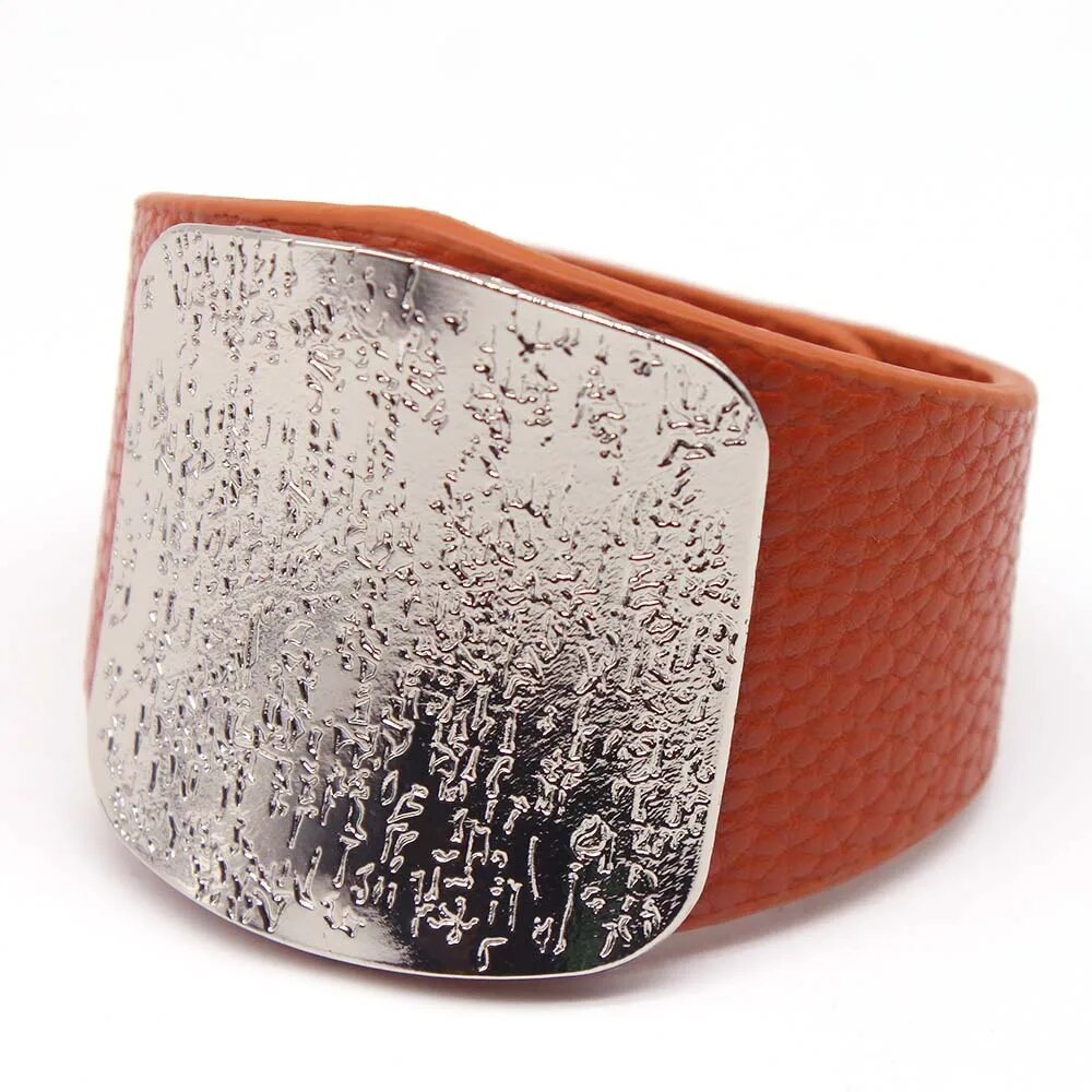 Leather Punk Style Bracelet