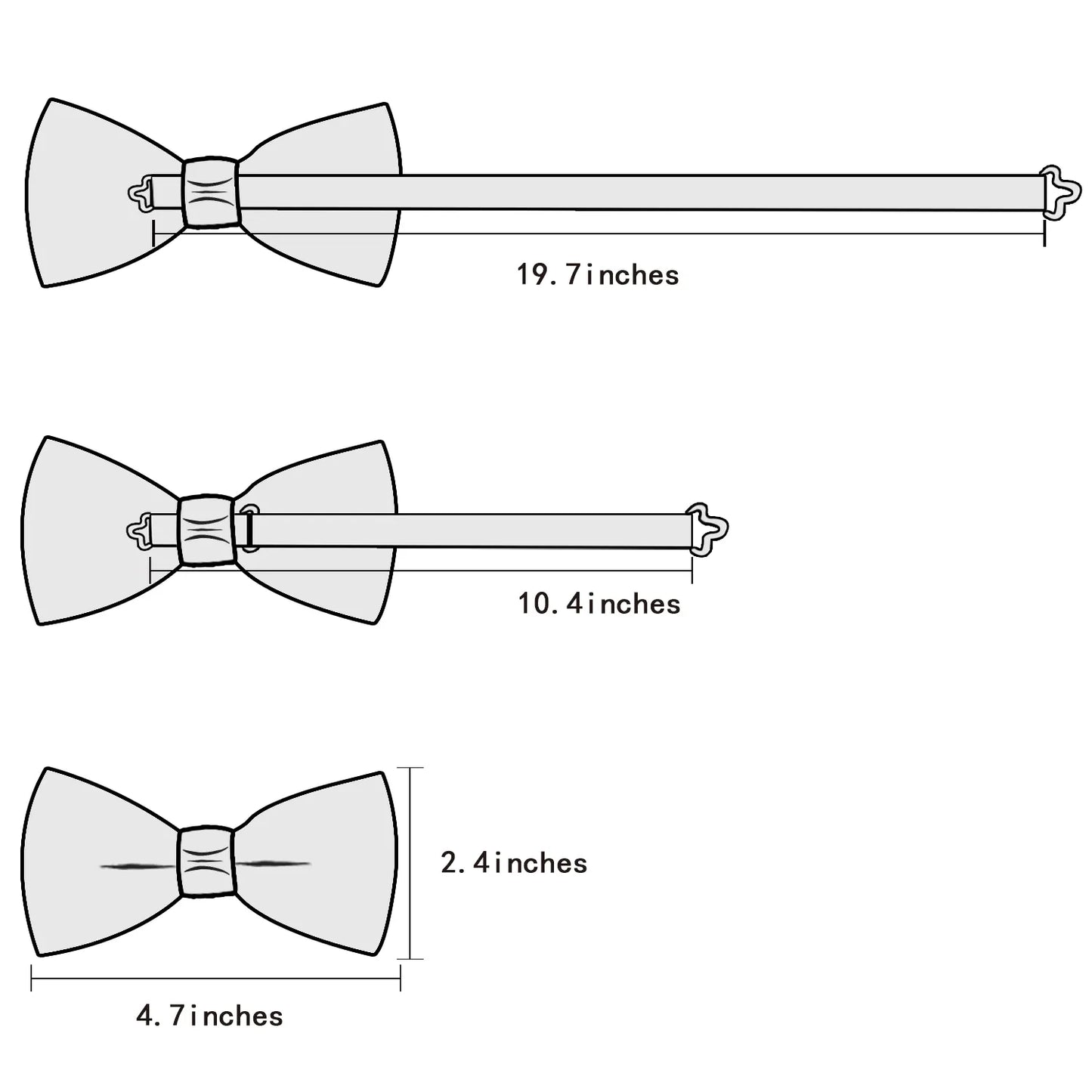 Butterfly Silk Tie Bow Tie Set