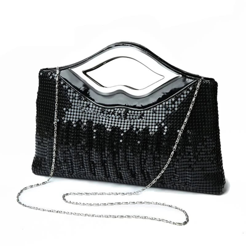 Luxury Sequins Evening Clutch Bag