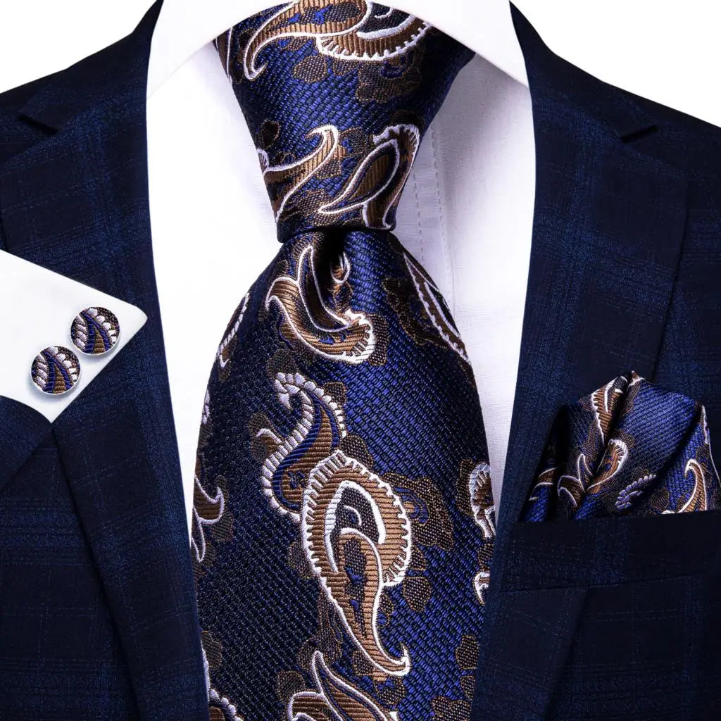 Red Purple Paisley Men's Ties