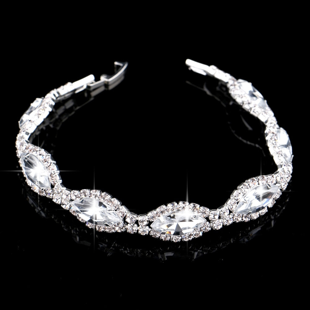 Pink Crystal Jewelry Sets