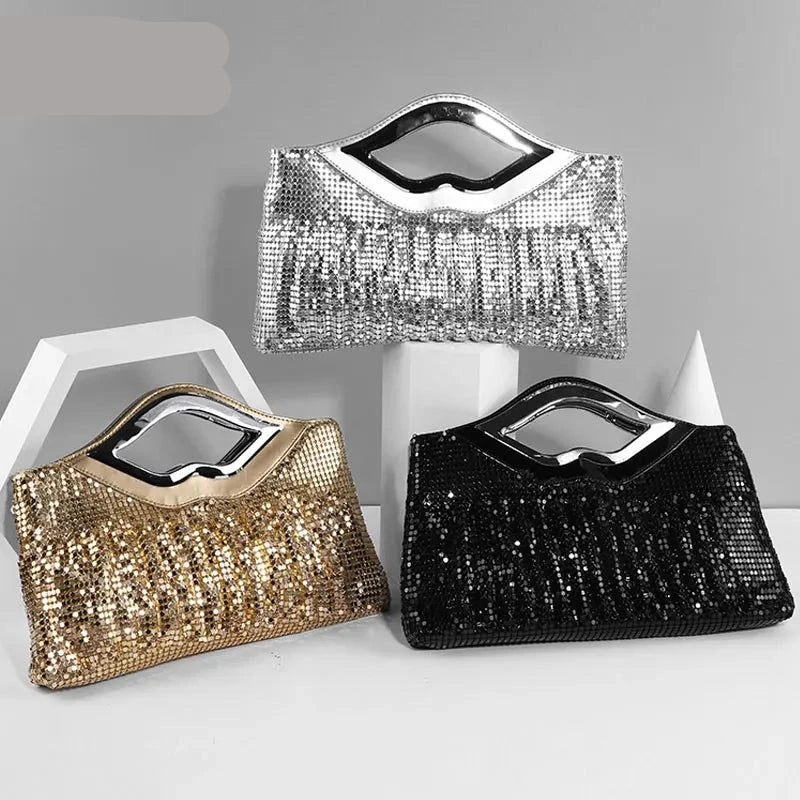Luxury Sequins Evening Clutch Bag