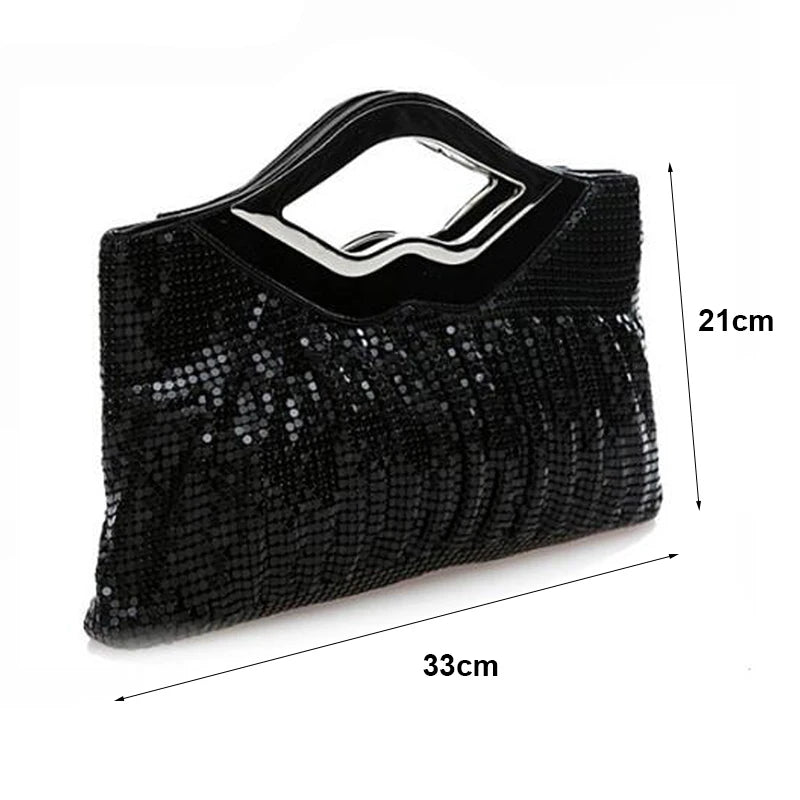 Luxury Sequins Evening Clutch Bag