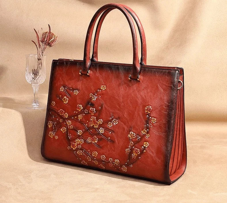 Vintage Embossed Women Shoulder Bag