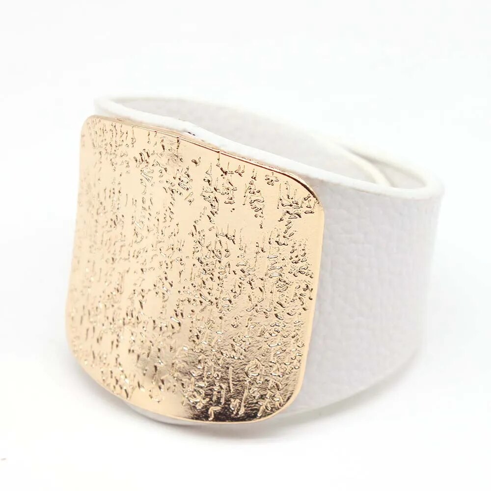 Leather Punk Style Bracelet