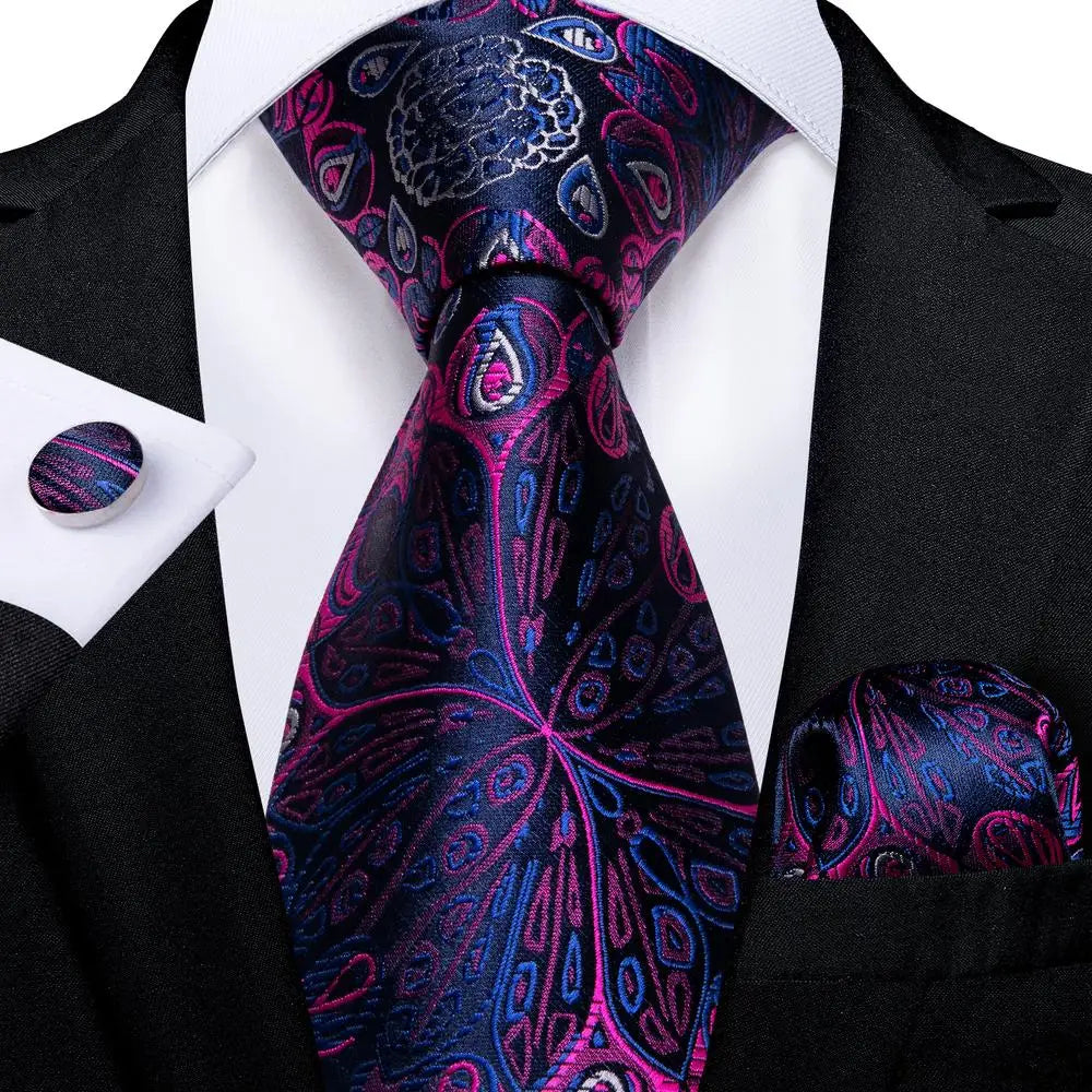 Light Purple Silk Tie Set