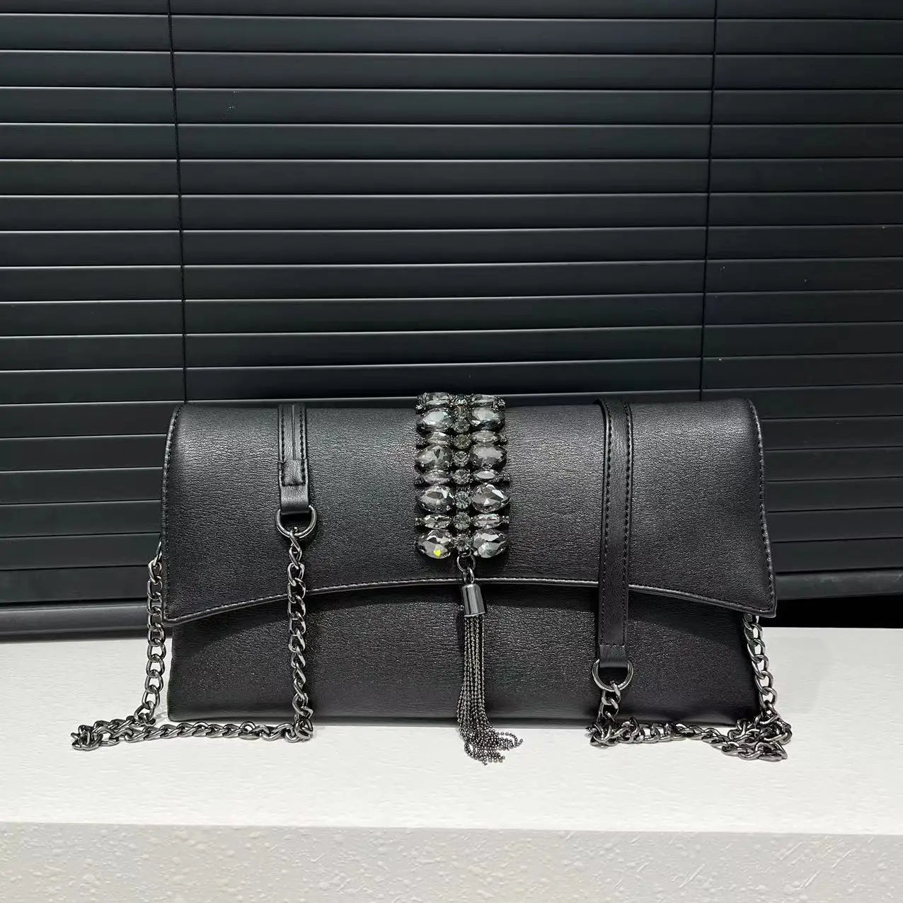Ladies Tassel Elegant Envelope Handbag