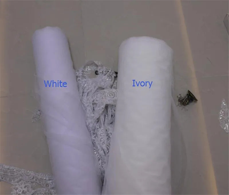 One Layer Wedding Veil color