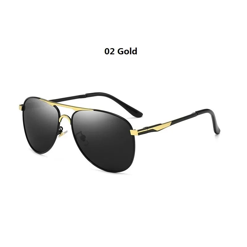 black gold polarized sunglasses