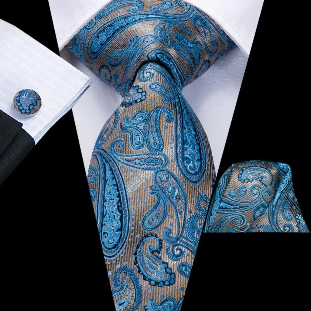 Red Purple Paisley Men's Ties