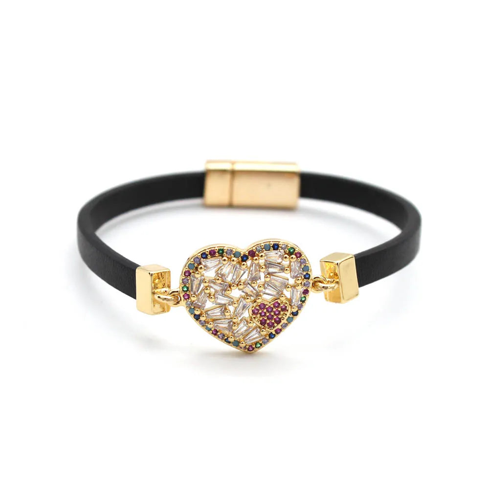Heart Trendy Bracelet Slider Chain