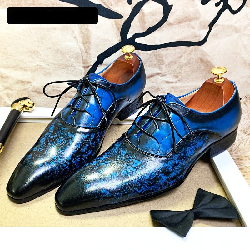 Ocean Blue Dress Shoes