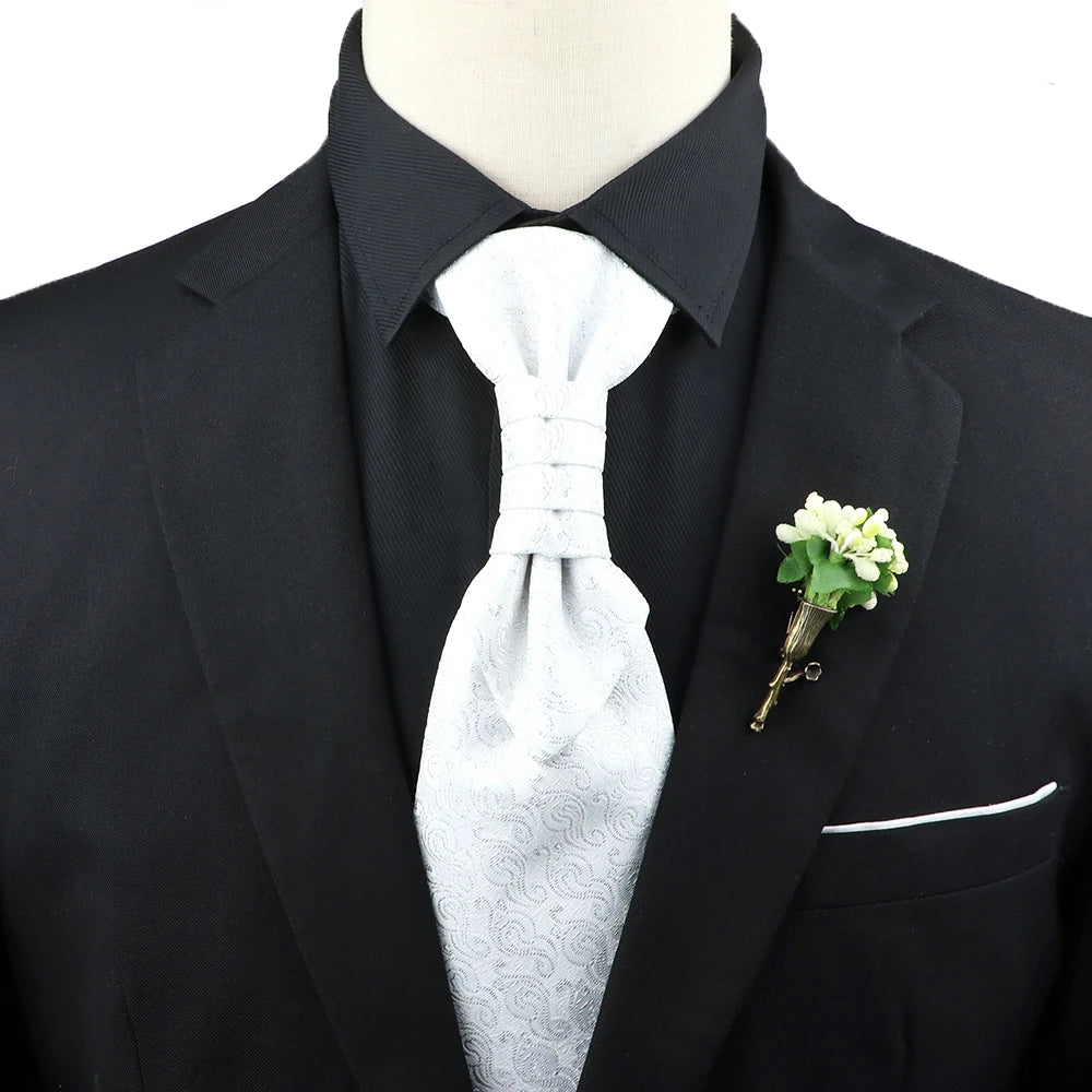 Paisley Tie & Brooch Set