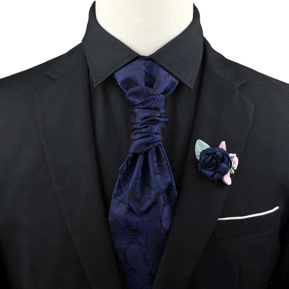 Paisley Tie & Brooch Set