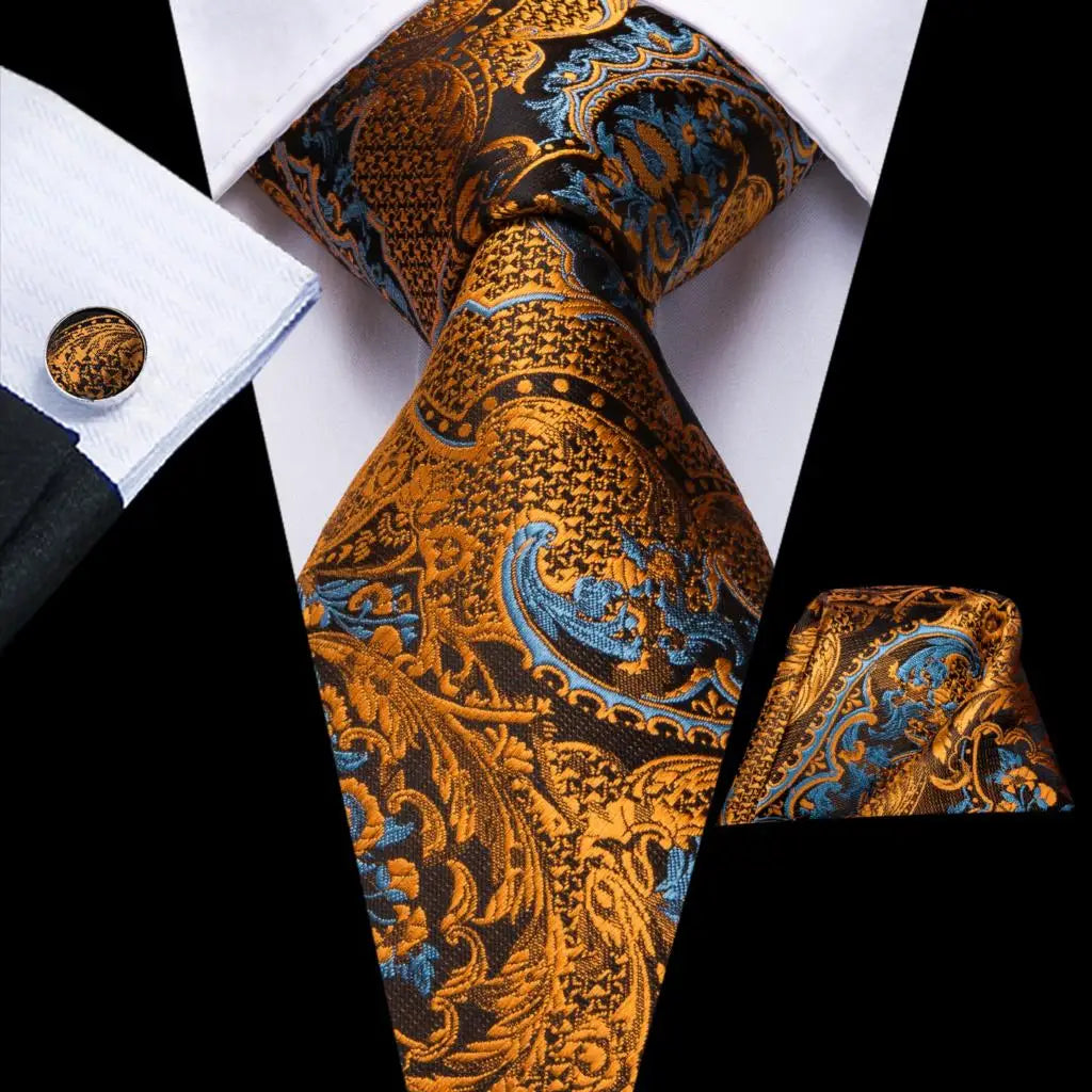 Red Purple Paisley Men's Ties