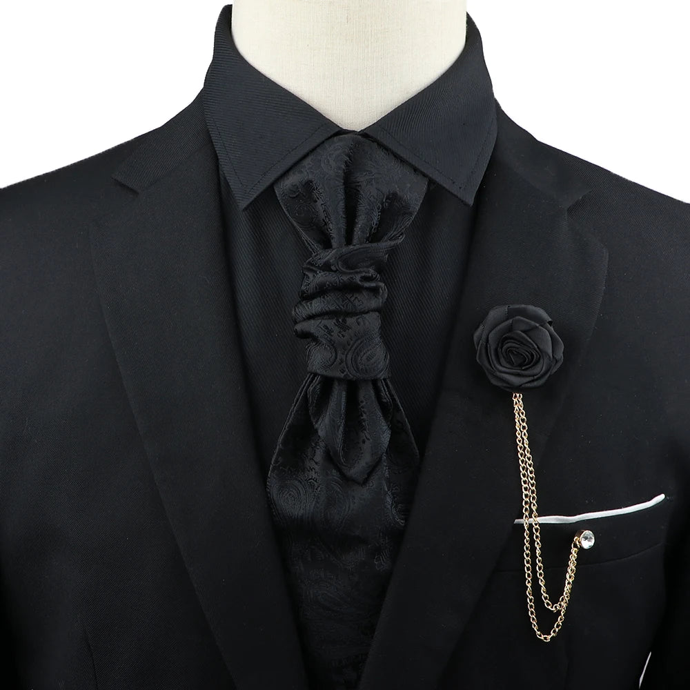 Paisley Tie & Brooch Set