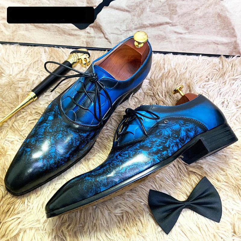 Ocean Blue Dress Shoes