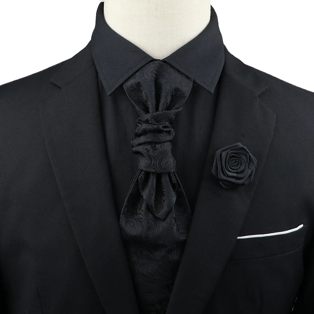 Paisley Tie & Brooch Set