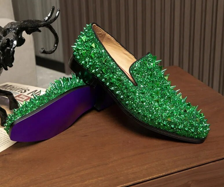 Handmade Rivet Fashion Men's Shoes