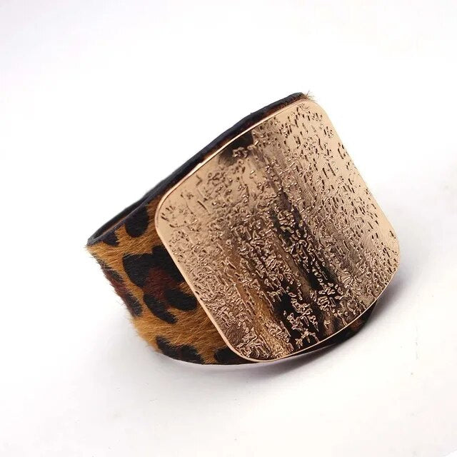 Leather Punk Style Bracelet