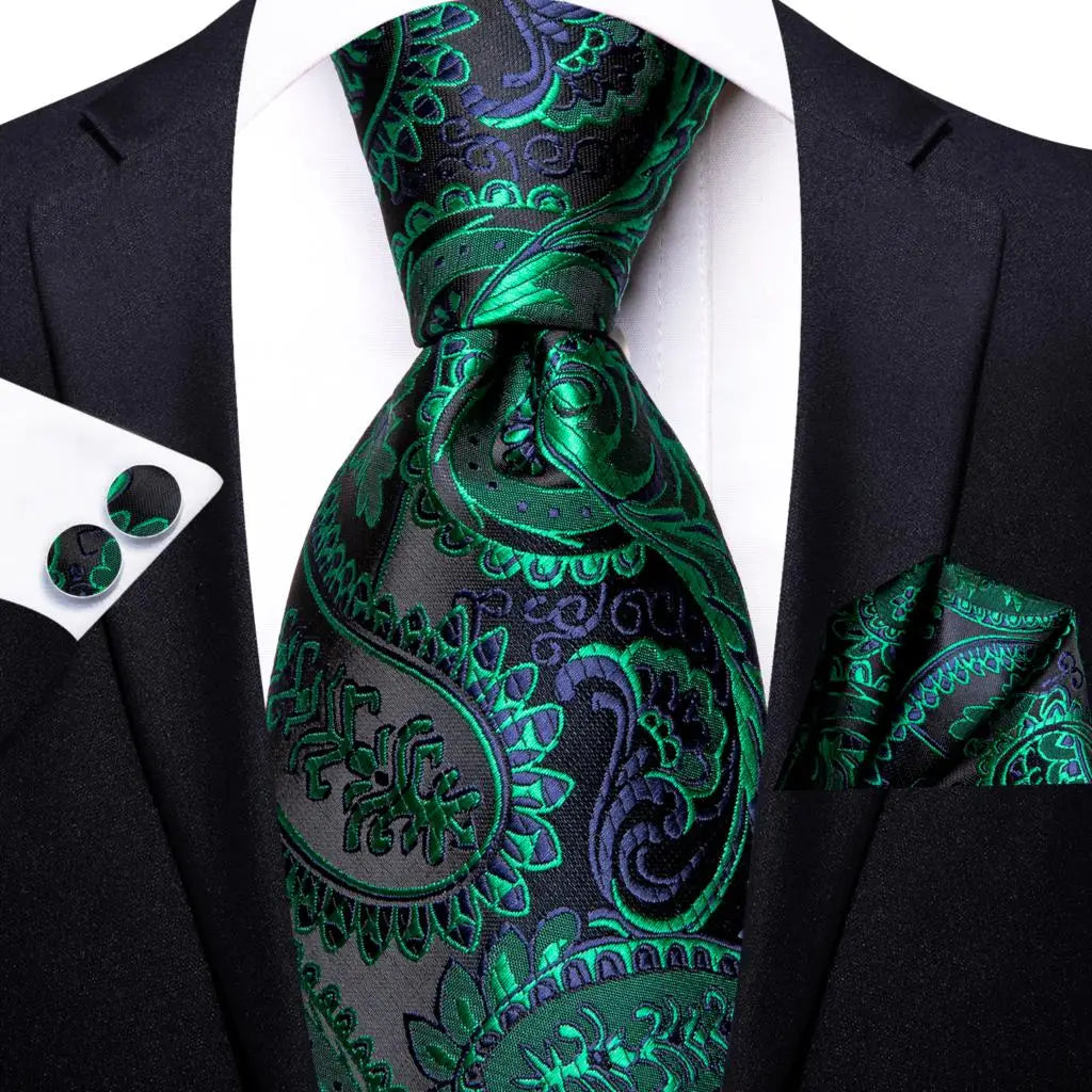 Red Purple Paisley Men's Ties