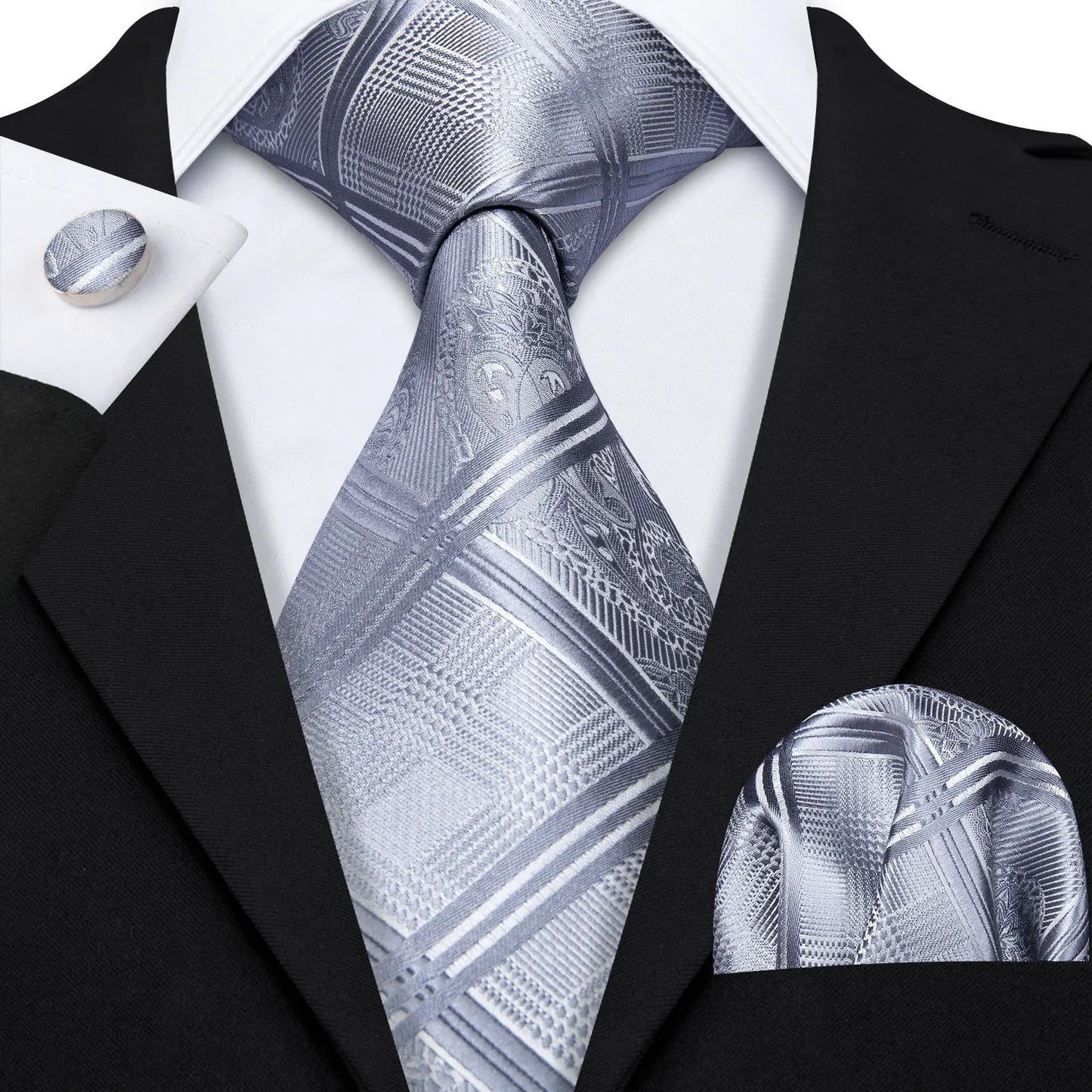 Jacquard Silk Men's Tie Set
