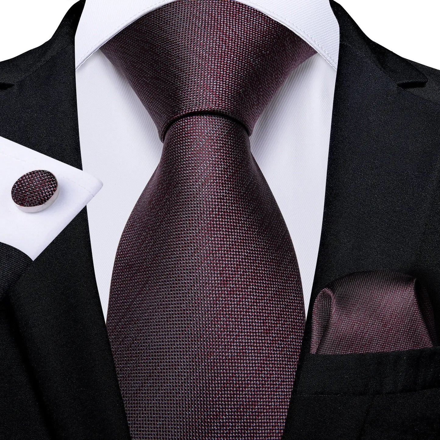 Red Men's Tie Set