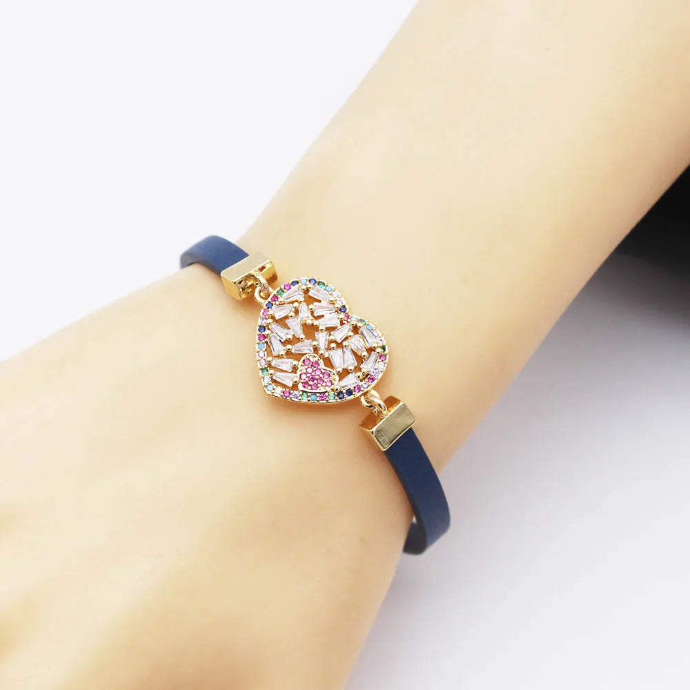 Heart Trendy Bracelet Slider Chain