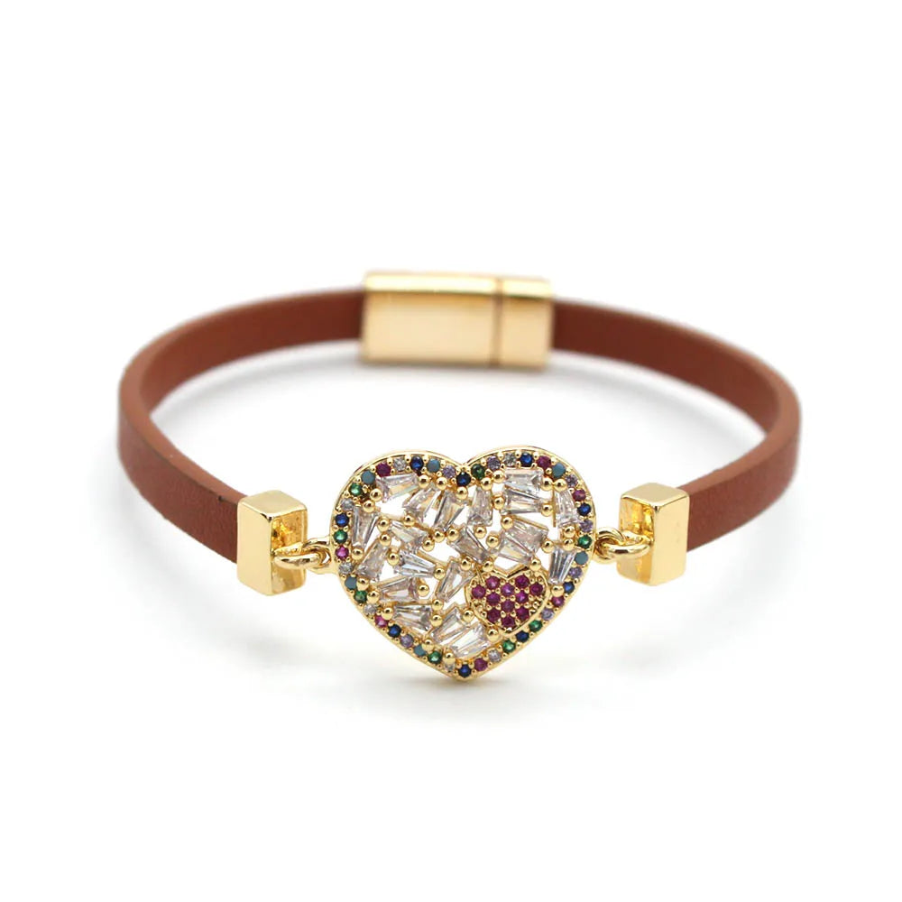 Heart Trendy Bracelet Slider Chain