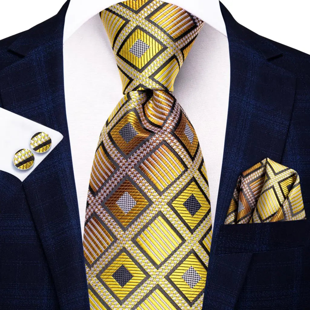Novelty Silk Wedding Tie Set