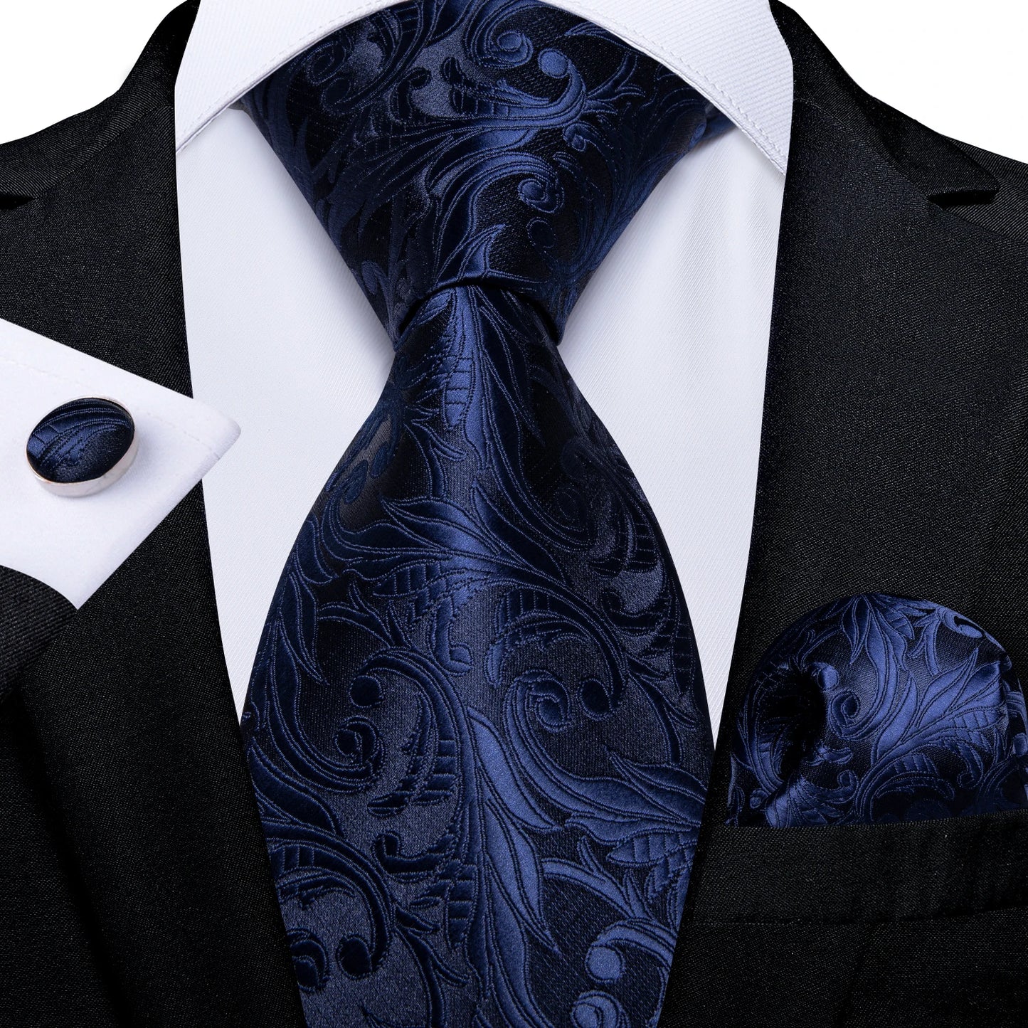 Men's Royal Blue Tie Set
