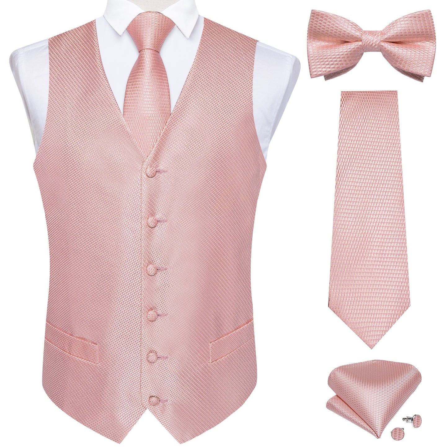 Causal Paisley V-neck Vest