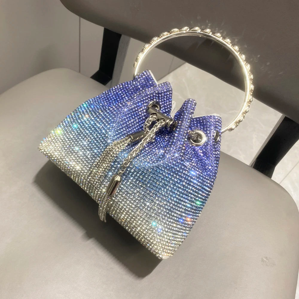 Rhinestone Evening Clutch Purse