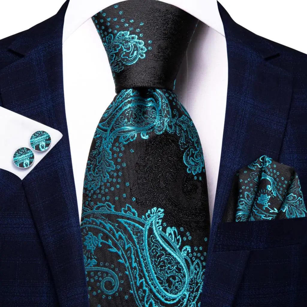 Red Purple Paisley Men's Ties