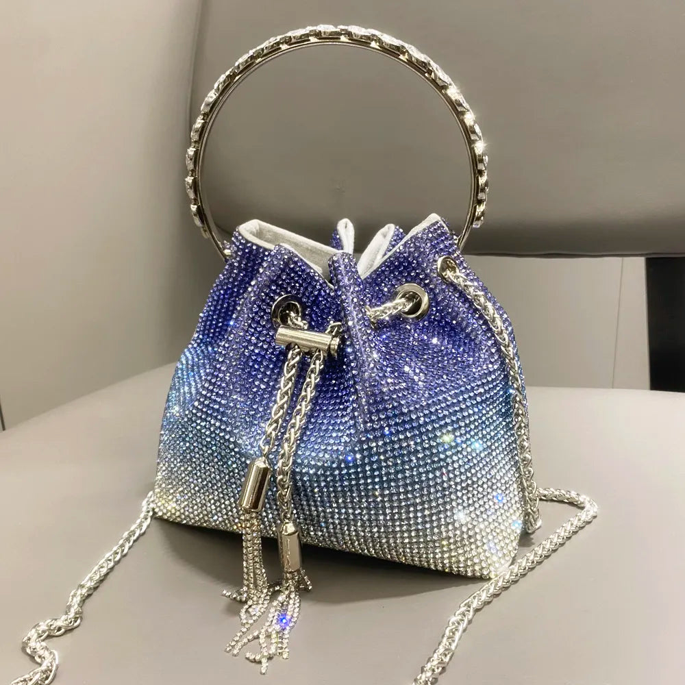 Rhinestone Evening Clutch Purse