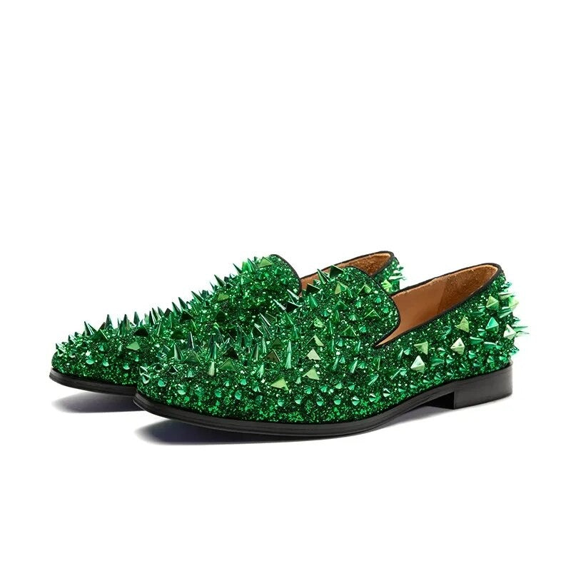 Handmade Rivet Fashion Men's Shoes