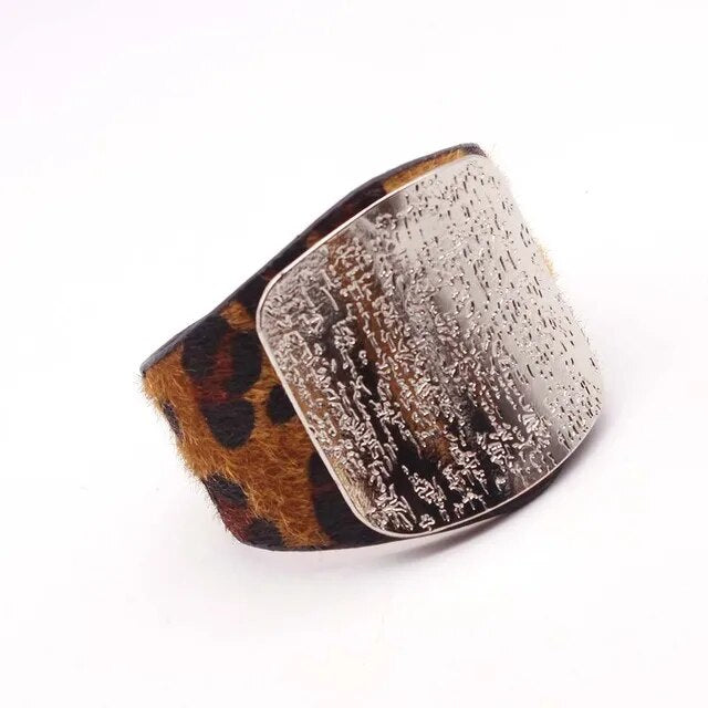Leather Punk Style Bracelet