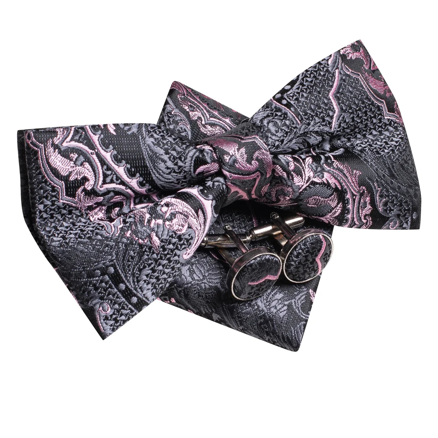 Bowtie Jacquard Adult Bow Tie Set
